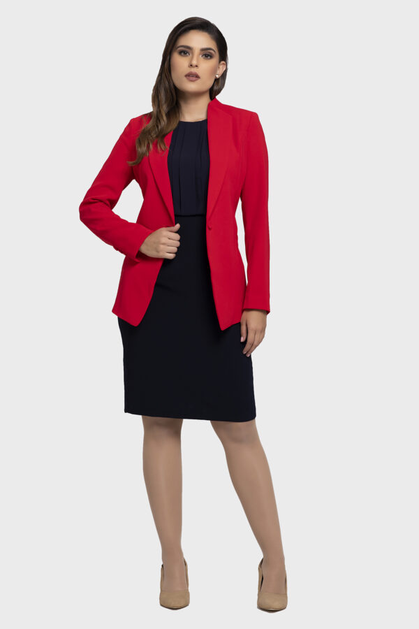 Vivid Red Jacket - Image 5