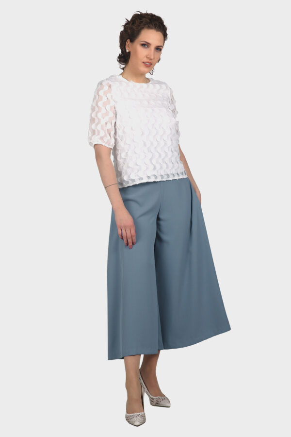 Half Moon Chiffon Blouse - Image 5