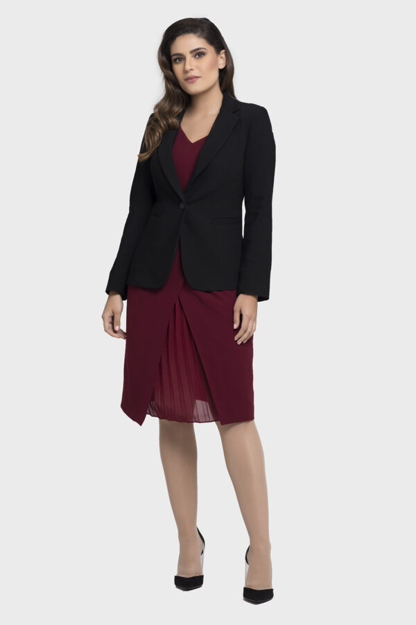 One Buttoned Tailored Jacket - Image 3