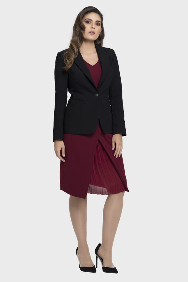 One Buttoned Tailored Jacket - Image 4