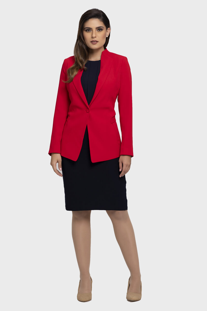Vivid Red Jacket