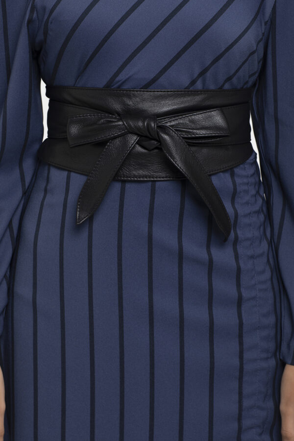 Blue Stripped Long String Dress - Image 8