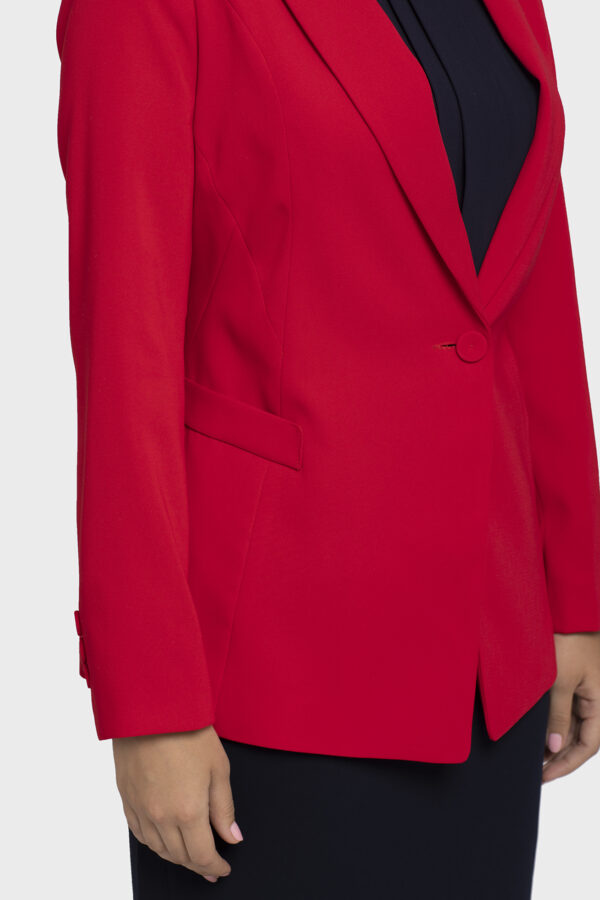 Vivid Red Jacket - Image 6