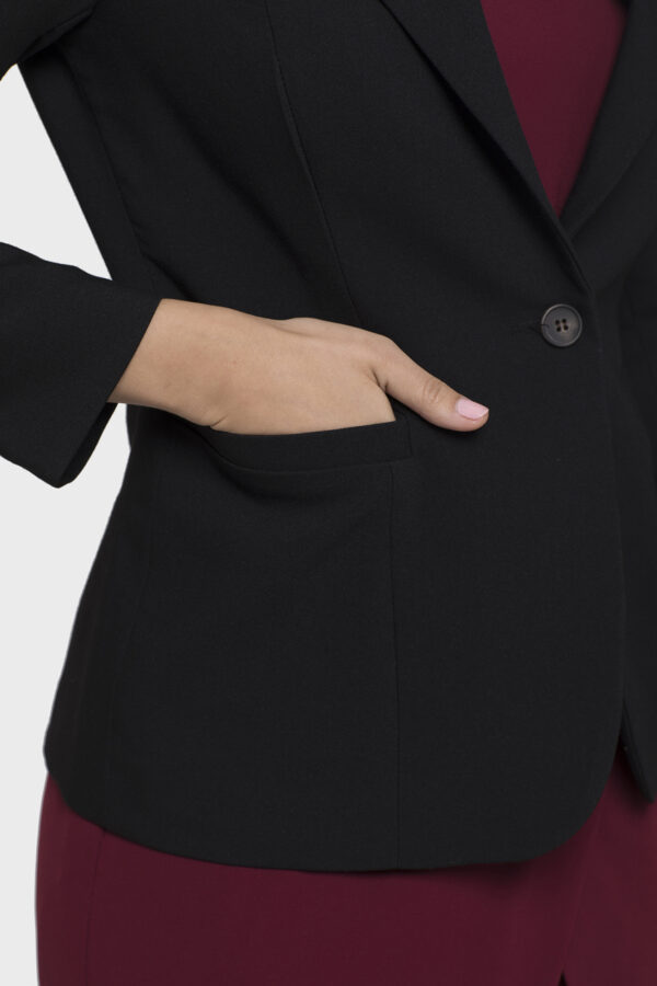One Buttoned Tailored Jacket - Image 7
